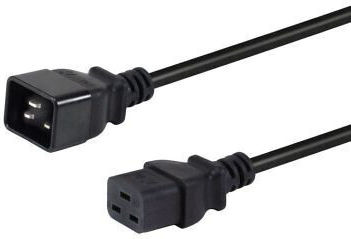 Захранващ Кабел Equip C20 >c19 M F Черен 1.80м