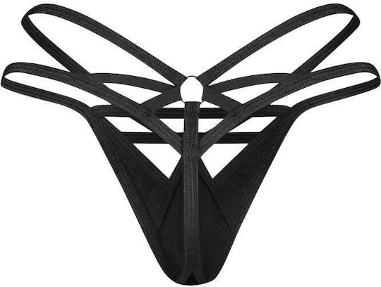 Εσώρουχο Obsessive Keira Lise Thong Μαύρο Ob5505