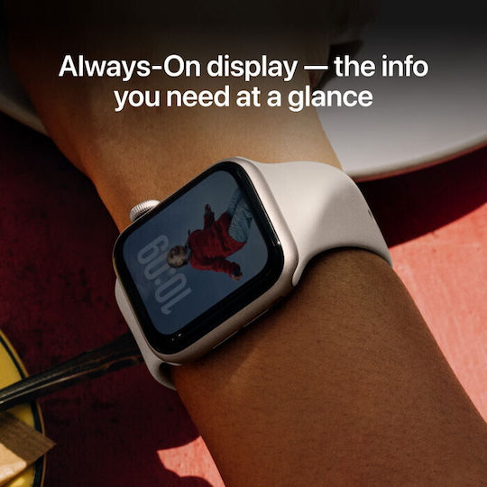 Apple Watch SE 3 Алуминий 44мм с eSIM и Пулсомер (Midnight Aluminium Case with Midnight Sport Band - S/M)