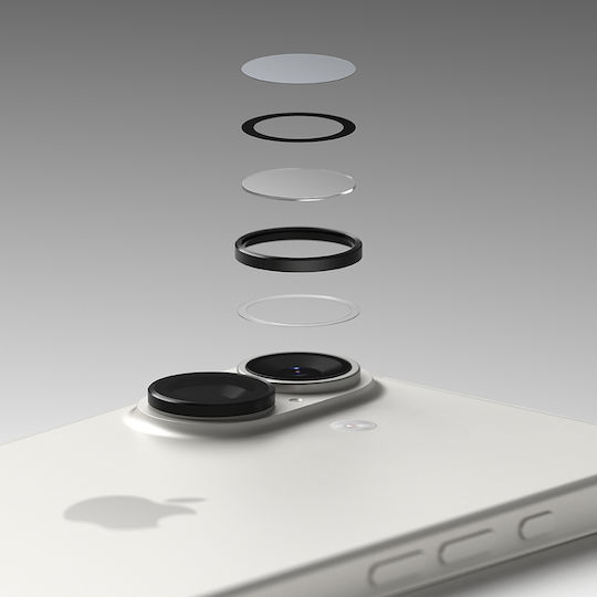 Ringke Протектор за Рамка на Камера 2 Броя iPhone 17 Черен