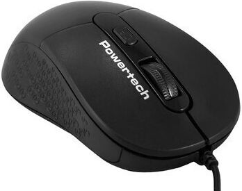 Powertech PT-1467 Verkabelt Ergonomisch Maus Schwarz
