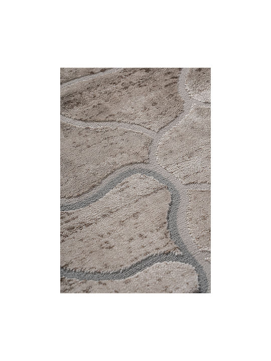 Beauty Home Χαλί Ορθογώνιο Μπεζ, Γκρι 133x190cm