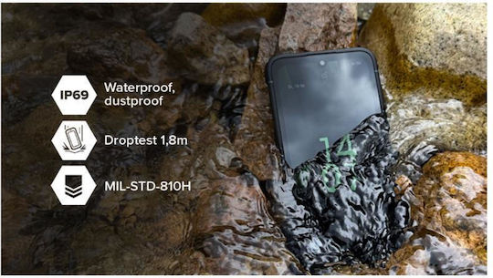 Hammer Ranger Dual SIM (8/256GB) Ανθεκτικό Smartphone Μαύρο-Πράσινο