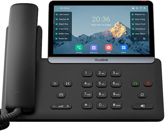Yealink Sip-t77u Ενσύρματο Τηλέφωνο IP Μαύρο
