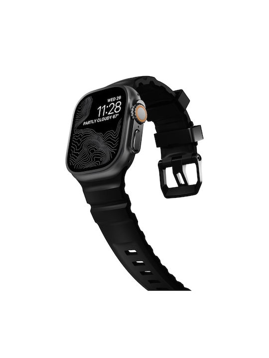 Nomad Rocky Point Λουράκι με Pin Μαύρο (Apple Watch 44/45/46mm/Ultra 49mm)