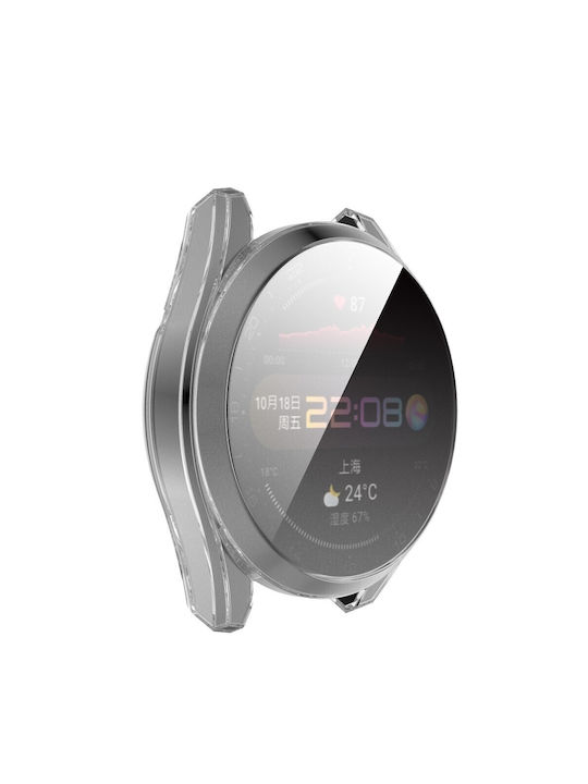 Силиконов Калъф в Прозрачен цвят за Huawei Watch 3 Pro 48мм