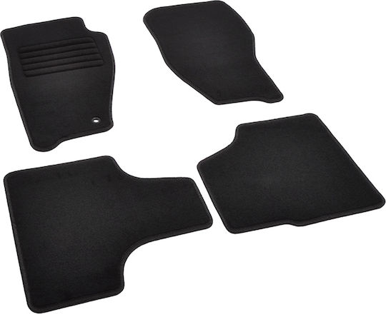 Rigum Set of Front and Rear Mats 4pcs for Kia Niro 2017+ Black