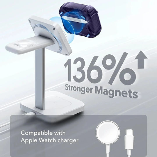 ESR Cyber Flicklock Halolock Θήκη Σιλικόνης σε Μωβ χρώμα για Apple AirPods Pro 3