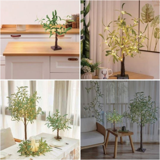 Led Battery Lavender Bouquet Lamp 35cm