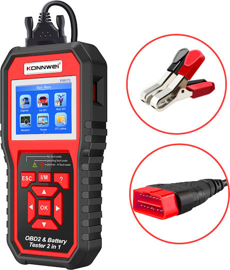 Universal Diagnostic Tester Kw870 Full Obd Ii Eobd Functions