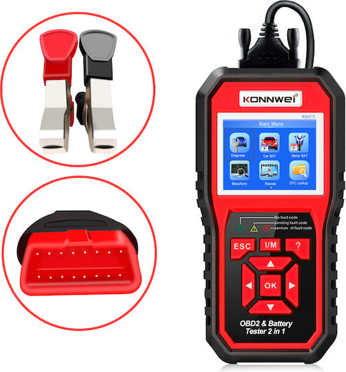 Universal Diagnostic Tester Kw870 Full Obd Ii Eobd Functions