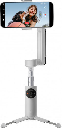 Insta360 Flow Phone Gimbal with 3 Axis Stabilization and 12 Operating Hours Gray