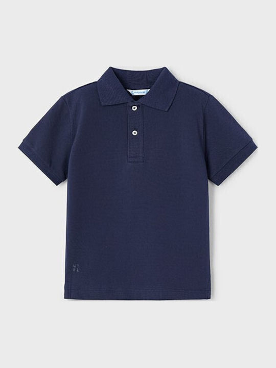 Παιδικό Polo Κοντομάνικο Μπλε Basic