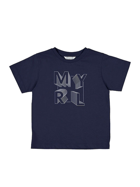Kinder-T-Shirt Marineblau
