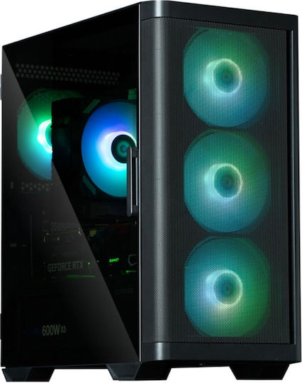 Zalman M4 Gaming Mini tower Carcasă Calculator cu Fereastră Laterală Negru