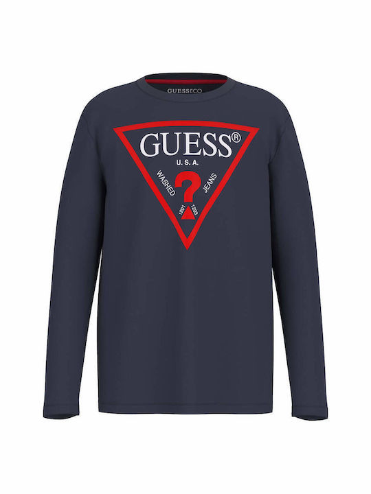 Kids' Shirt Long Sleeve Blue