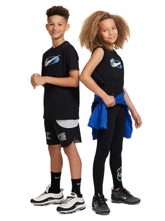 Παιδικό T-shirt Μαύρο Sportswear