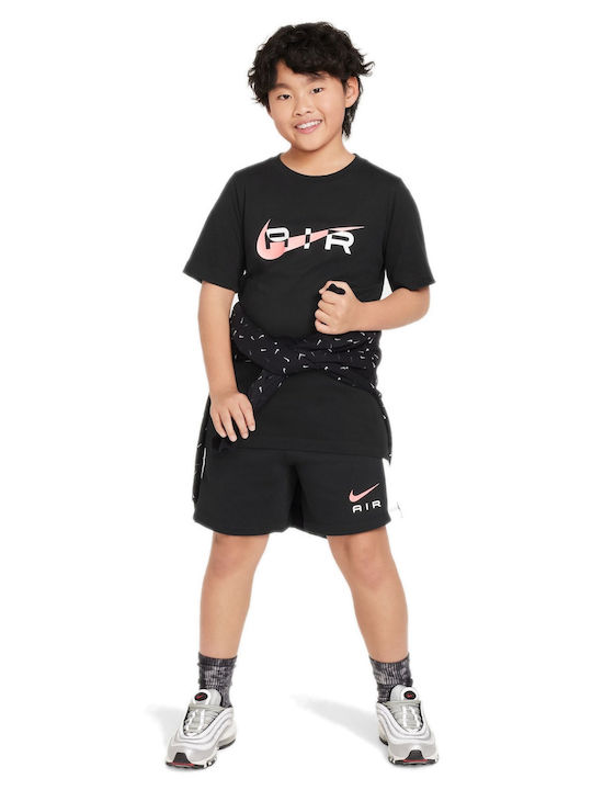 Kinder-T-Shirt Schwarz AIR