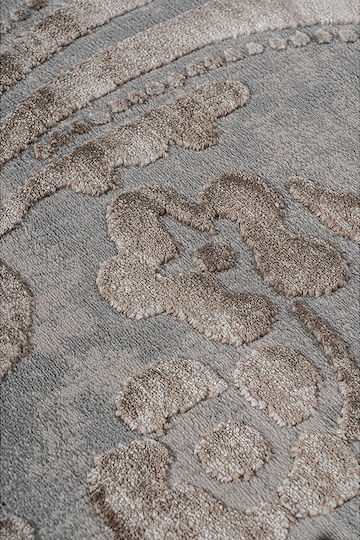 Beauty Home Home Σετ Μοντέρνα Χαλιά Κρεβατοκάμαρας Μπεζ, Γκρι 9441-ΣΕΤ 3τμχ