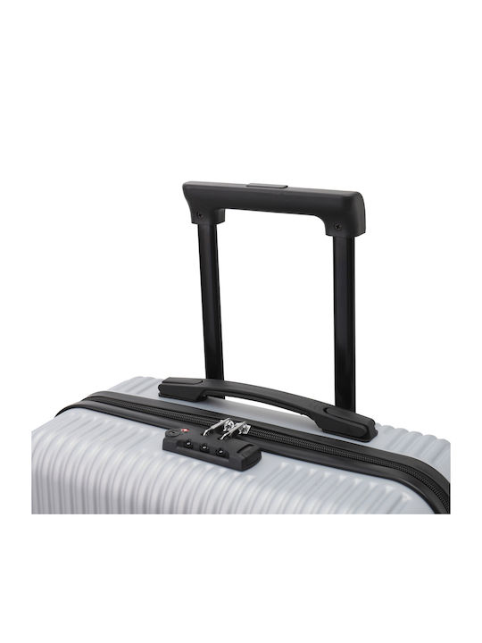 CabinFly Βαλίτσα Ταξιδίου Καμπίνας Grey με 4 Ρόδες Ύψους 55εκ.