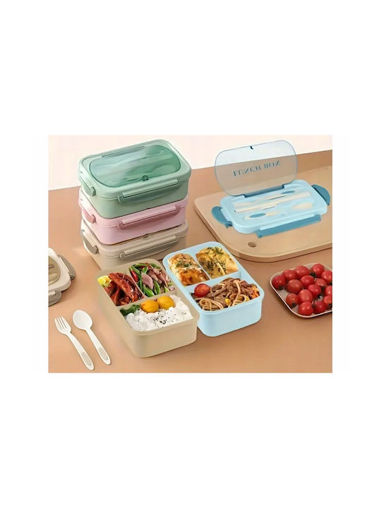 Verk Group Microwave Plastic Lunch Box Blue 21.3x14.5cm
