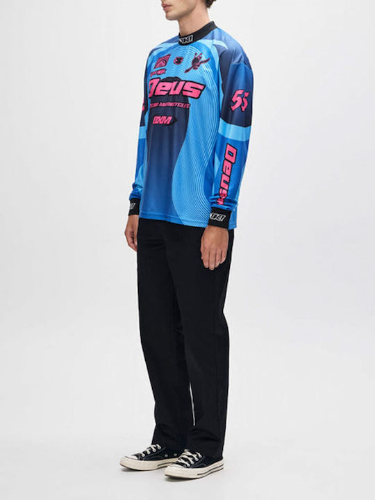 Moto T-shirt Blue Electric Blue