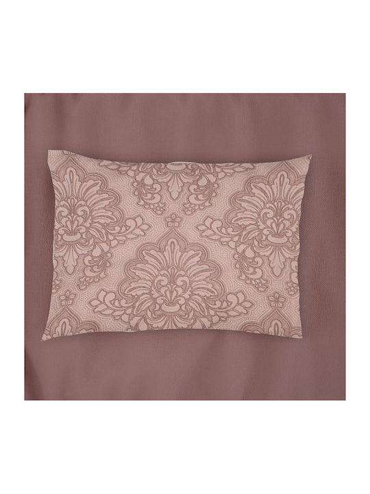 Dimcol Set Cearșafuri 240x270cm. Artemis 703 Dusty Rose 4buc
