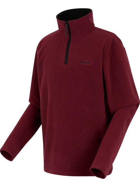 Herrenbluse Dunkel Mahagoni