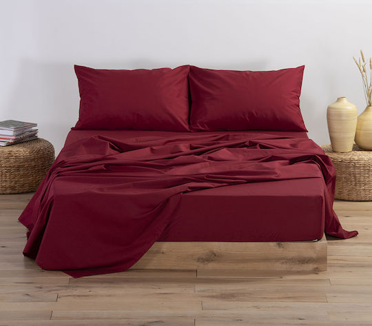 Nef-Nef Homeware Sheet Semi Double with Elastic 120x200+30cm. Basic Apple
