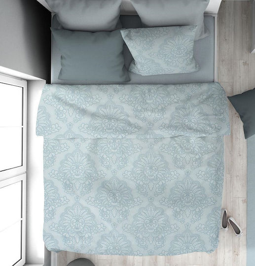 Dimcol Άρτεμις Σετ Σεντόνια Μονά 160x240εκ. Light Blue-grey (3τμχ)