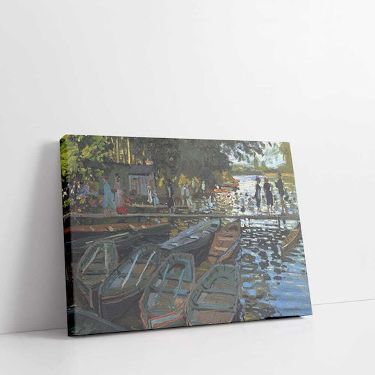 Καμβάς Oscar Claude Monet Μπάνιο Στη Γκρενουγιέρ 102χ127