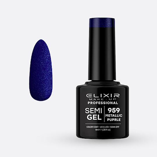 Elixir Semi Gel Ημιμόνιμο Βερνίκι Νυχιών 959 8ml