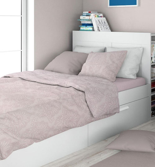 Dimcol Плик за Завивка Памучен Единичен 160x240 Артемис 706 706 Light Purple