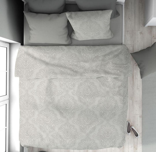 Dimcol Duvet Cover Cotton Single 160x240 Artemis 701 Grey
