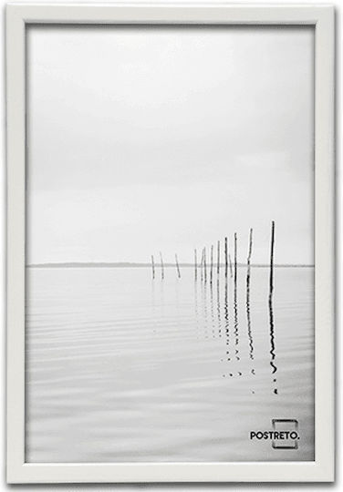 Rama Foto Cu Cadru Alb Din Lemn 20x30