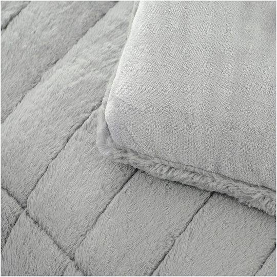 Palamaiki Κουβερτοπάπλωμα Υπέρδιπλο 220x240εκ. Etta Grey 730 GSM