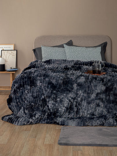 Palamaiki Κουβερτοπάπλωμα Υπέρδιπλο 220x240εκ. Tidi/2 Grey 840 GSM