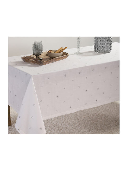Nef-Nef Homeware Покривка за маса Памучна Serena Ecru 150x250бр