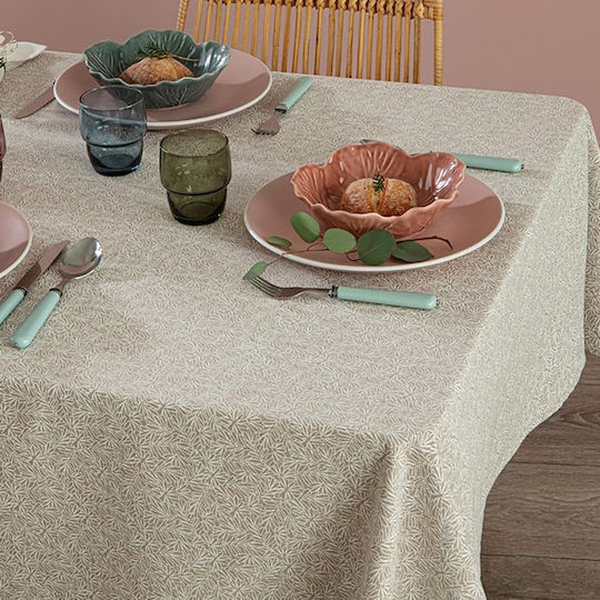 GreenTech Τραπεζομάντηλο Beige 250x150εκ.