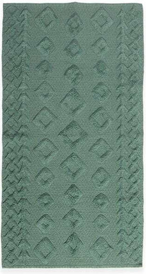 Nef-Nef Homeware Houlio Teppich Rechteckig Synthetisch,Polyester/Cotton/Leather Bordo