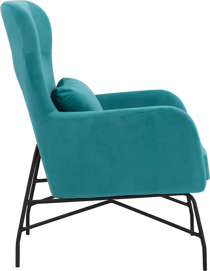 Dania Bergère Catifelat Turcoaz 67x80x102cm