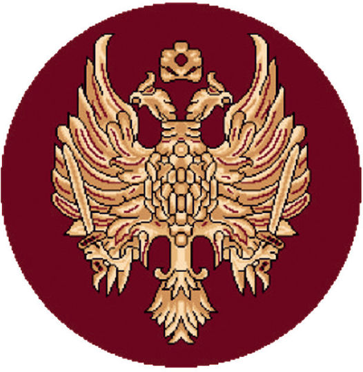 Isexan Orthodoxia Църковен килим кръгъл Червено с диаметър 200εκ. 40-2020-1000
