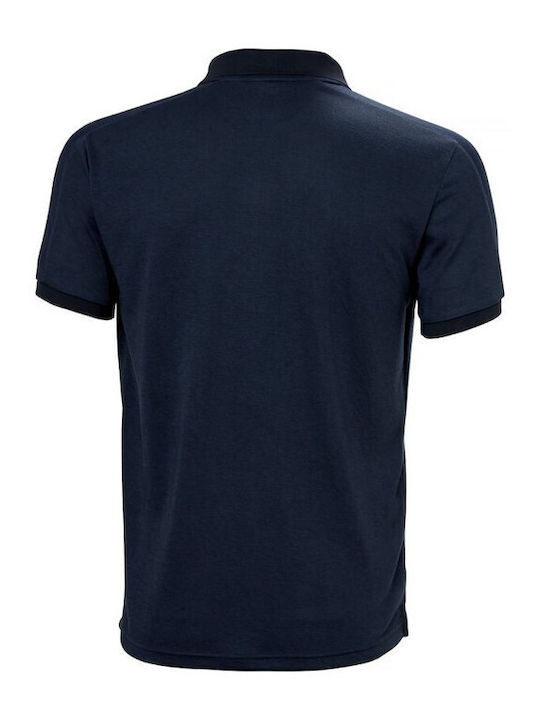 Men's Short Sleeve Blouse Navy Blue