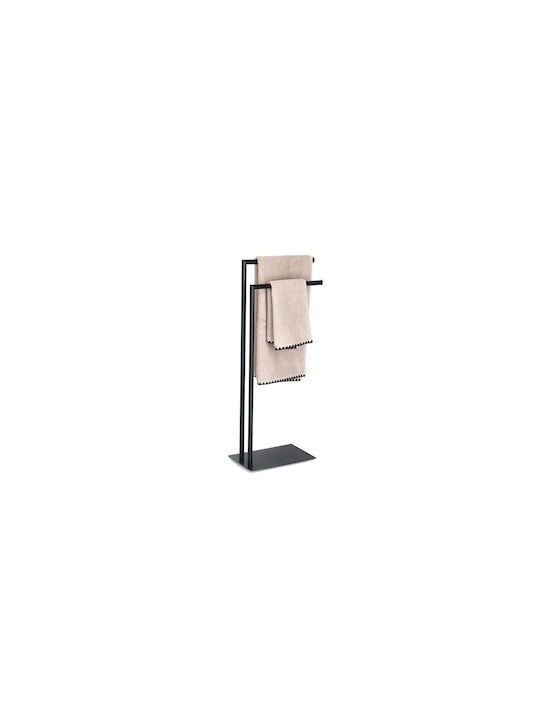 Zeller Raft de haine de Baie Simplu ​82x82cm Negru