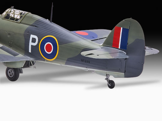 Assembly Model Revell Fighter Hawker Sea Hurricane Mk.iic 162 Pieces