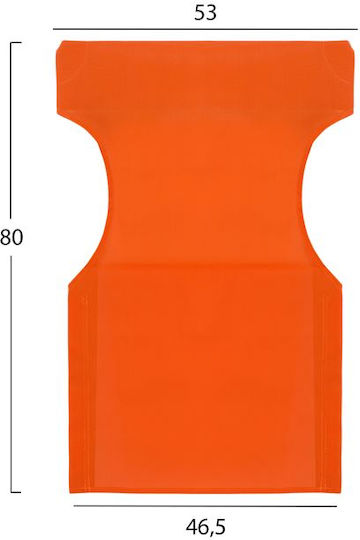 HomeMarkt Pânză Impermeabilă Pentru Scaun Regizor Limos Portocalie 80x53cm