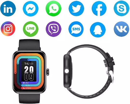 Verk Group Smartwatch (Μαύρο)