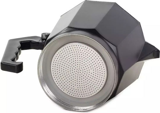Moka-Kaffeemaschine Elektrisch Espresso-Kanne Schwarz