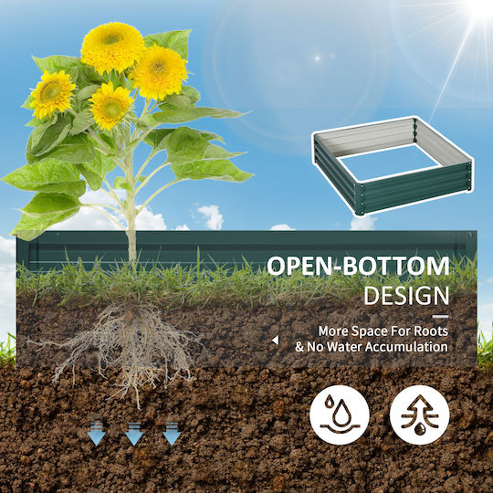 Outsunny Garden Fencing Material 1pcs Green