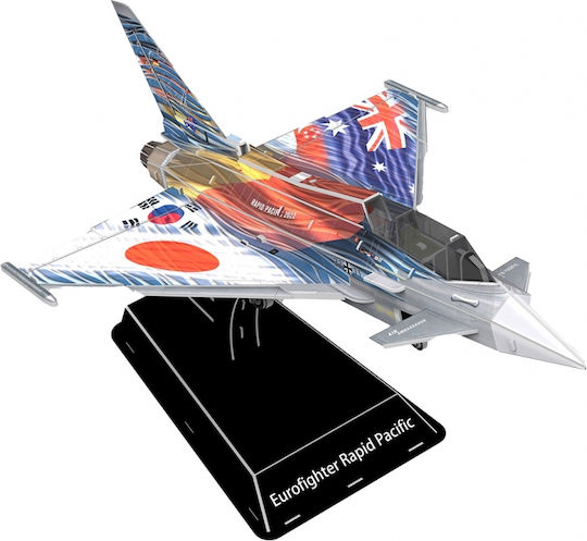 Puzzle Revell Eurofighter Typhoon Fighter Jet 3D 75 Pieces